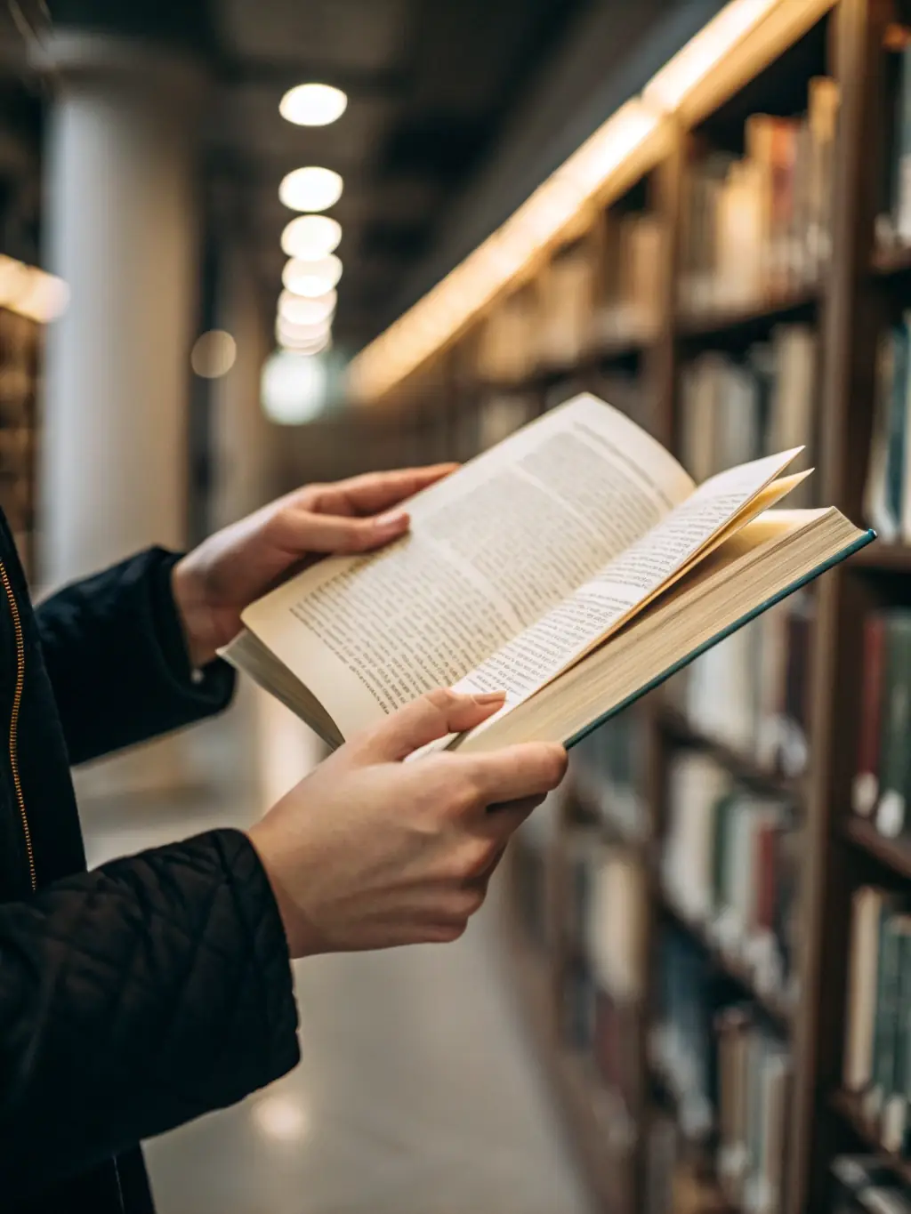 A close-up shot of hands carefully repairing a torn page of an antique book, showcasing the delicate work involved in book conservation.